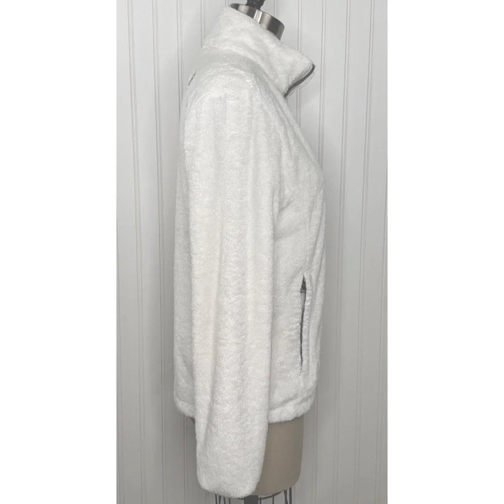 THE NORTH FACE Soft Faux Fur Jacket Women's Size M Full Zip - Picture 4 of 15